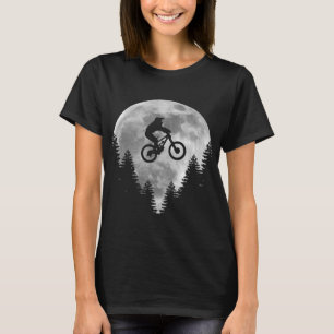 Mountain Bike - Moon MTB Downhill Biking Funny Gif T-Shirt