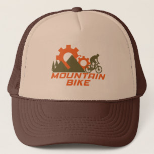 Mountain bike mountainbiking trucker hat