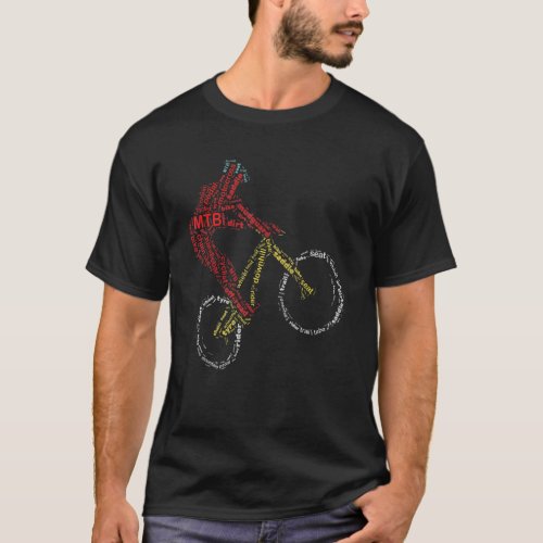 Mountain Bike MTB Cycling Bicycle Riding Cyclist W T_Shirt