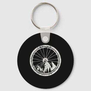 Mountain Bike Mtb Wheel Biking Cycling Bicycle Rid Keychain