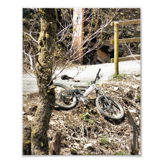 MOUNTAIN BIKE PHOTO PRINT (Front)