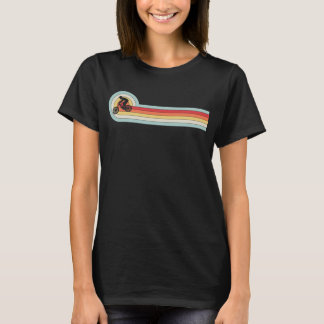 Mountain Bike Retro Sunset Silhouette Trail Rider T-Shirt