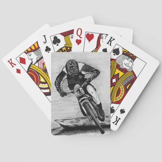 Mountain Bike Ride Poker Cards (Back)