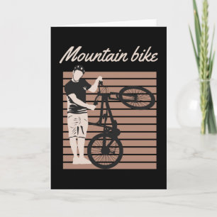 Mountain Bike Rider Card