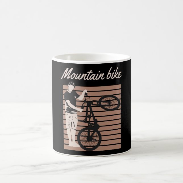 Mountain Bike Rider Coffee Mug (Center)