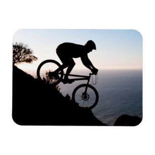 Mountain Bike Rider. Lions Head, Cape Town Magnet