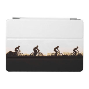 Mountain Bike Riders Make Their Way Over The Dam iPad Mini Cover