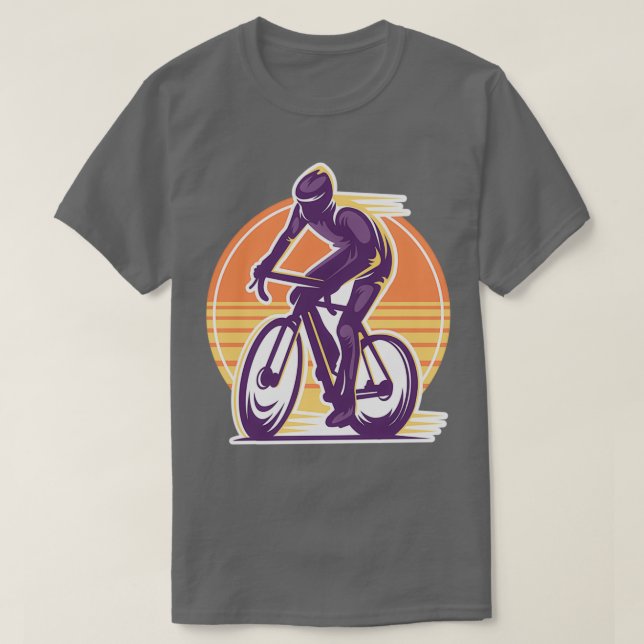 Mountain bike riding  T-Shirt (Design Front)