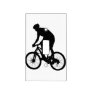 Mountain bike silhouette - Choose background color Light Switch Cover