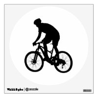 Mountain bike silhouette - Choose background color