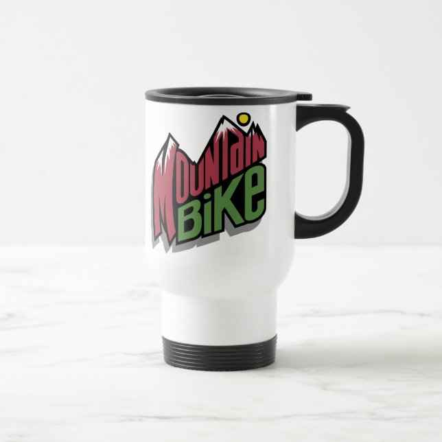 Mountain Bike Travel Mug (Right)
