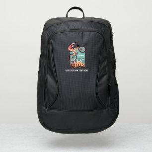 MOUNTAIN BIKE TRIALS Cyclists Custom Graphic Text Port Authority® Backpack