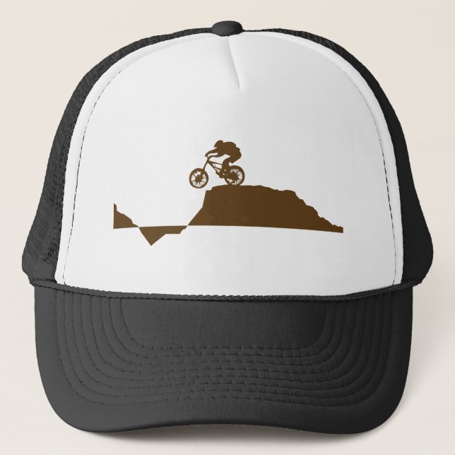 Mountain Bike Trucker Hat (Front)