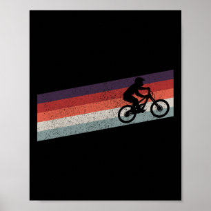 Mountain Bike Vintage Mtb Bicycle Downhill Biking  Poster