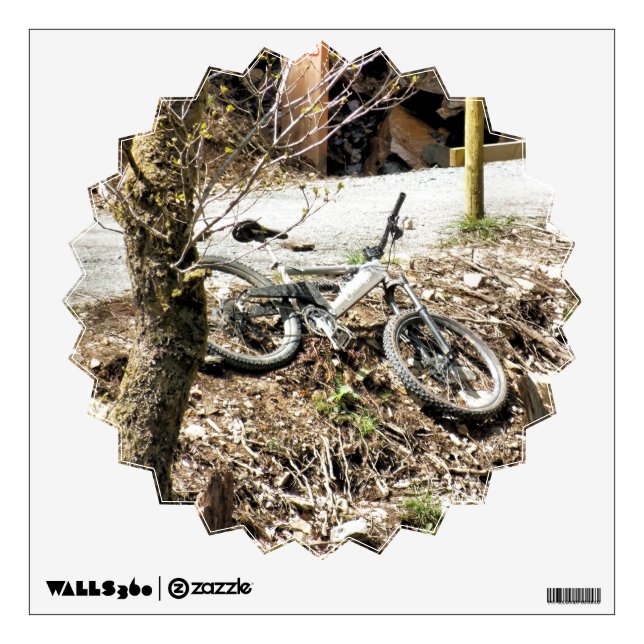 MOUNTAIN BIKE WALL STICKER (Front)