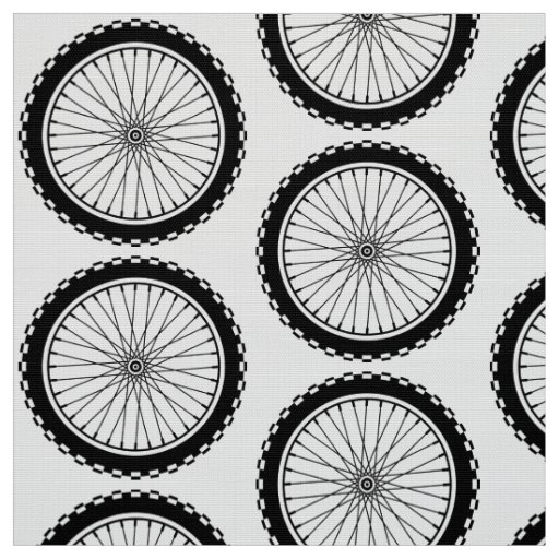 Mountain Bike Wheel - Black Fabric