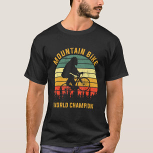 Mountain Bike World Champion Vintage Retro T-Shirt