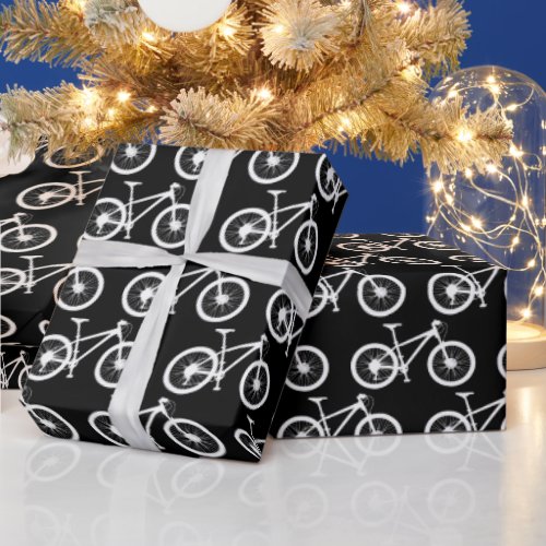 Mountain Biker Cycling Cyclist Birthday Wrapping Paper