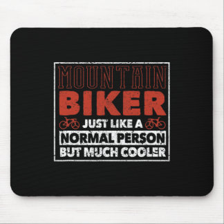 Mountain Biker Definition Funny Cycling Mtb Downhi Mouse Pad