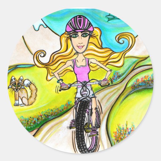 girls bike decals