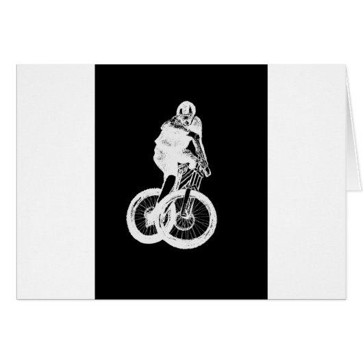 Mountain Biker MTB BMX CYCLIST Cards (Front Horizontal)