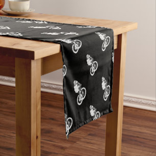 Mountain Biker MTB BMX CYCLIST Short Table Runner