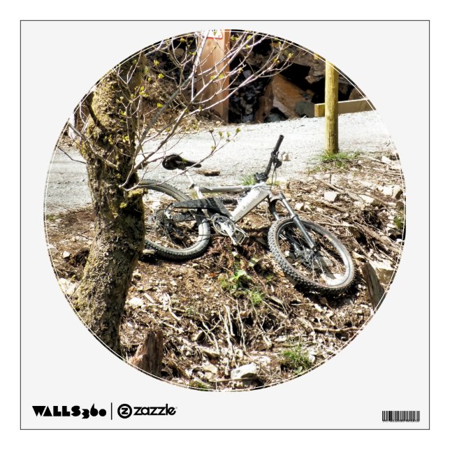 MOUNTAIN BIKES WALL DECAL (Front)