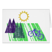 Mountain Biking Abstract (Front Horizontal)