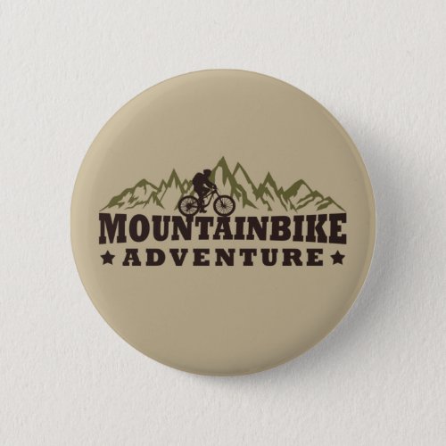 Mountain biking adventure button