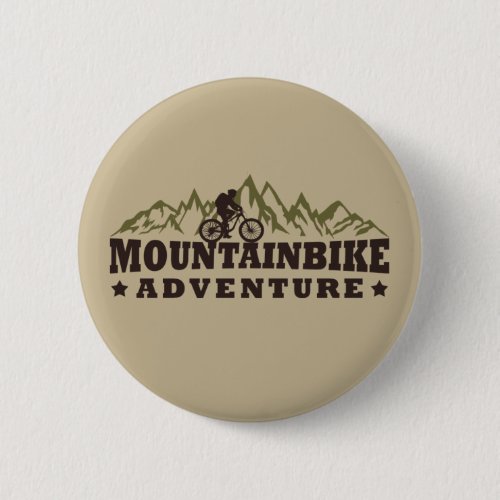 Mountain biking adventure button