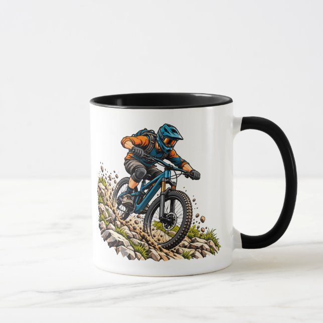 Mountain biking adventure for MTB riders Mug (Right)