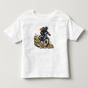 Mountain biking adventure for MTB riders Toddler T-shirt