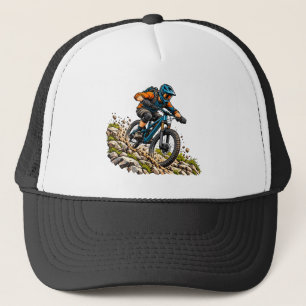 Mountain biking adventure for MTB riders Trucker Hat