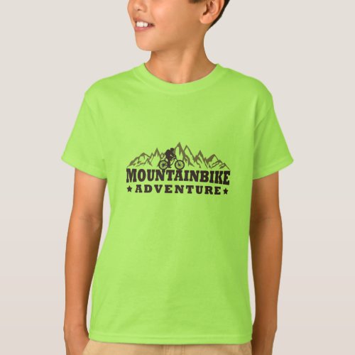 Mountain biking adventure T_Shirt