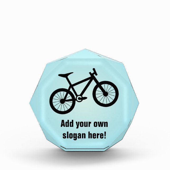 Mountain Biking - All-Terrain Bike Motif - Custom Award (Front)