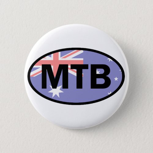 Mountain Biking Australia Flag Pinback Button
