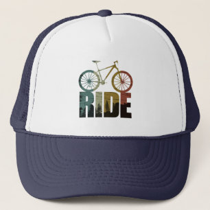 Mountain biking bikerider trucker hat