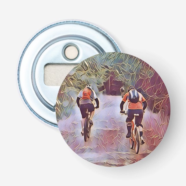 MOUNTAIN BIKING  BOTTLE OPENER (Front)
