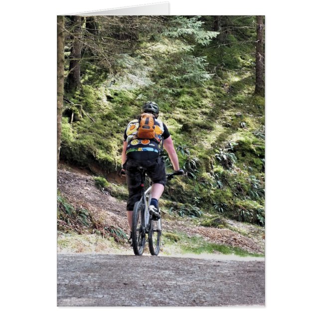 MOUNTAIN BIKING CARD (Front)