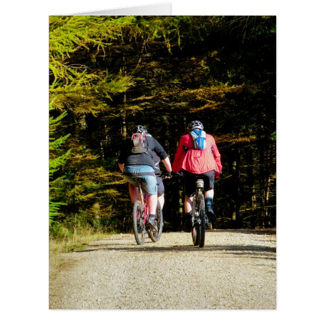 MOUNTAIN BIKING CARD (Front)