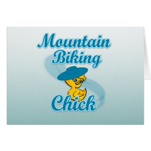 Mountain Biking Chick #3 Cards (Front Horizontal)