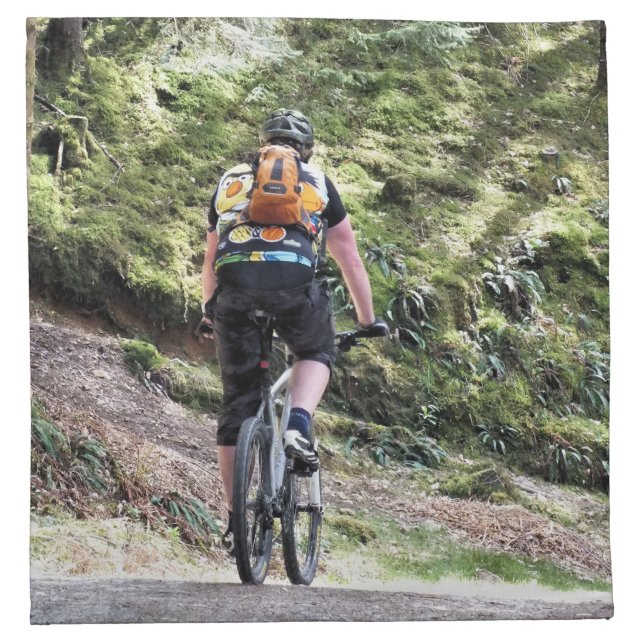 MOUNTAIN BIKING CLOTH NAPKIN (Front)