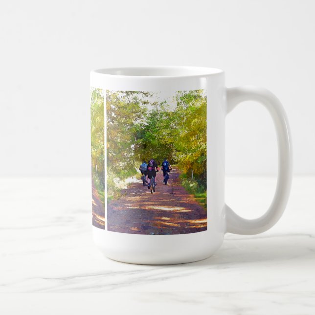 MOUNTAIN BIKING COFFEE MUG (Right)