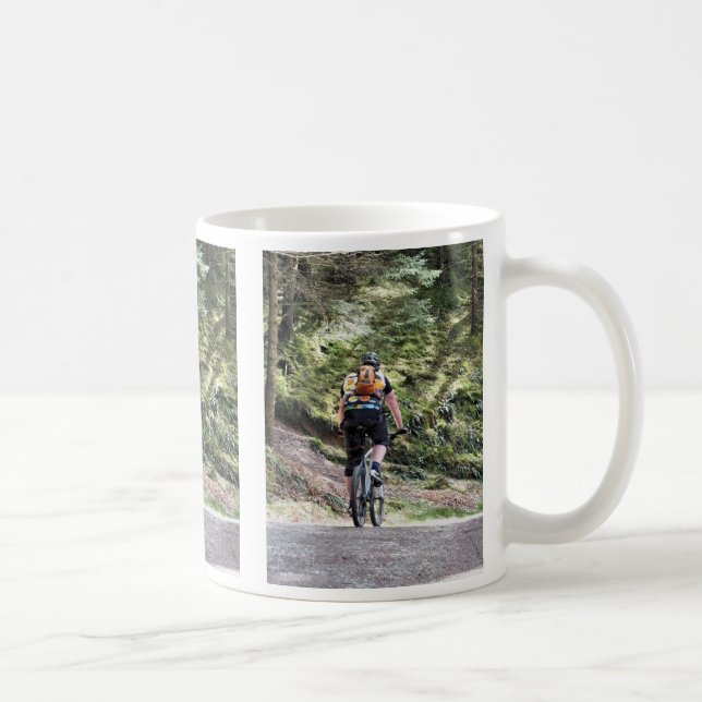 MOUNTAIN BIKING COFFEE MUG (Right)