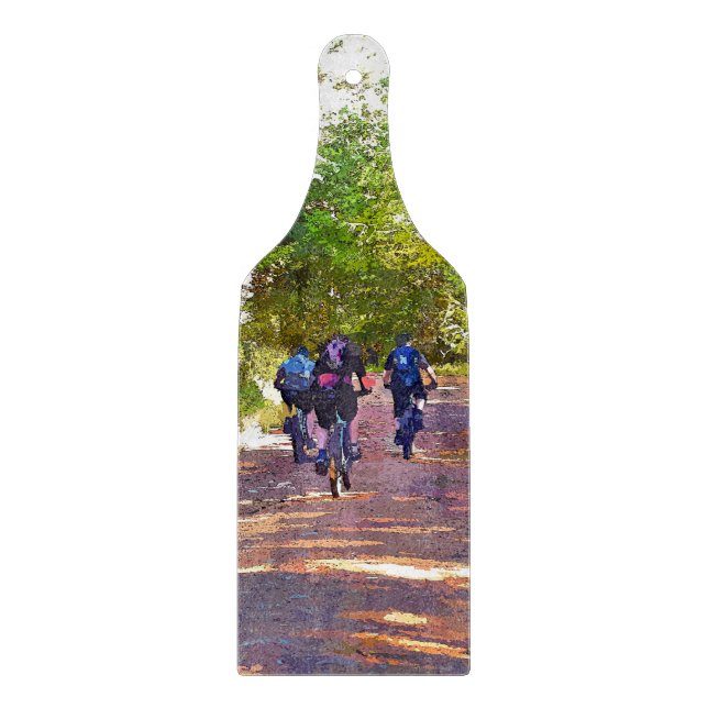 MOUNTAIN BIKING CUTTING BOARD (Front)