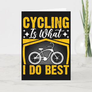 Mountain Biking Cycling Lover Road Bike Cyclist En Card
