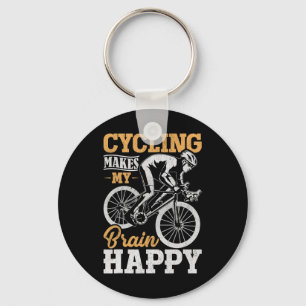 Mountain Biking Cycling Lover Road Bike Cyclist En Keychain