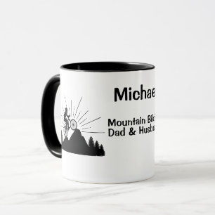 Mountain Biking Dad And Husband Mug