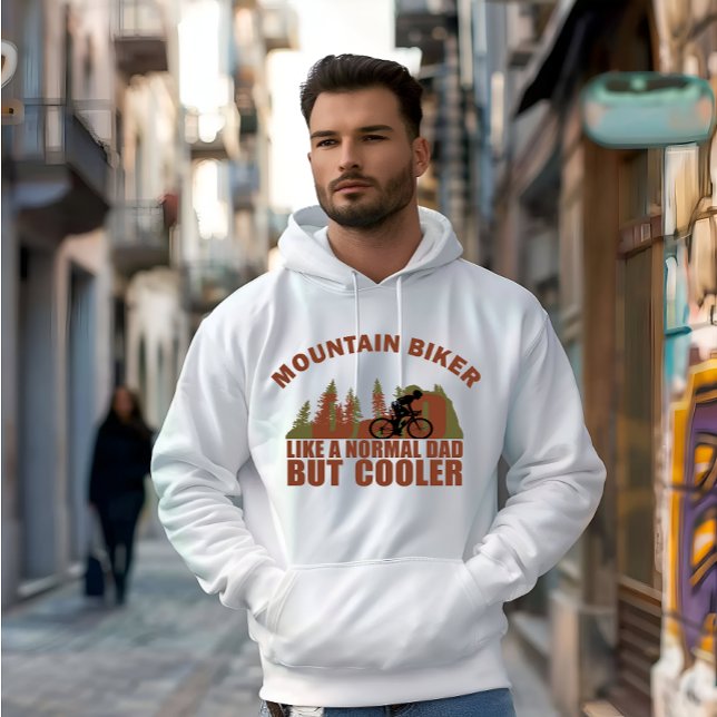 Mountain biking dad  hoodie (Creator Uploaded)