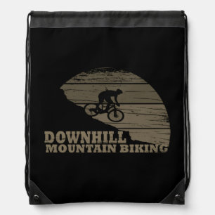 Mountain biking Downhill Drawstring Bag